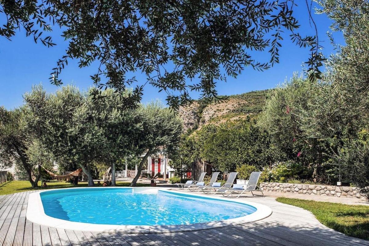 Villa Relais Mamma Mia Sea Views Pool & Terraces Massa Lubrense Esterno foto