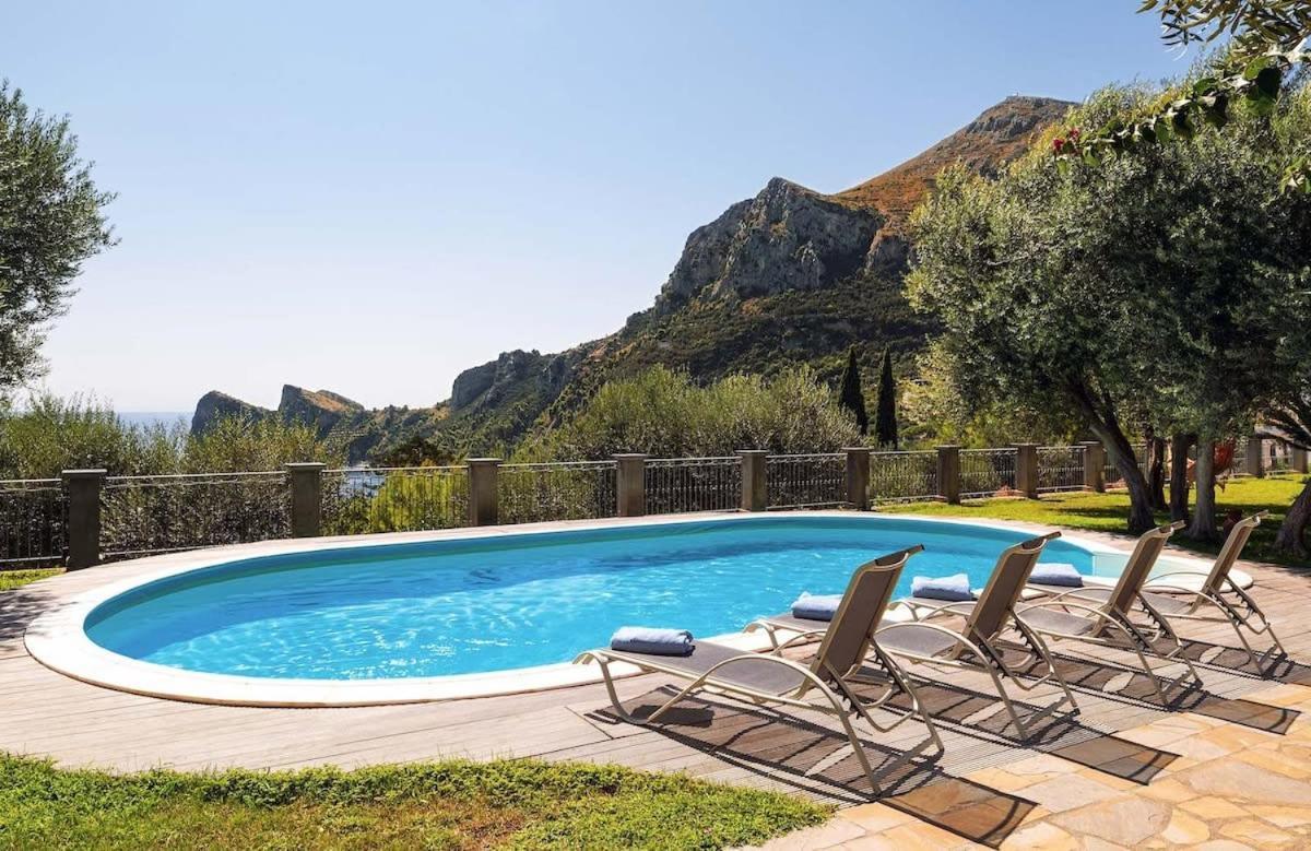 Villa Relais Mamma Mia Sea Views Pool & Terraces Massa Lubrense Esterno foto